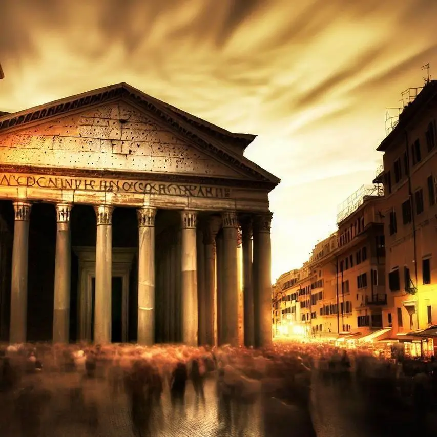 Πάνθεον ρώμη: ένα αριστούργημα τέχνης και πολιτισμού